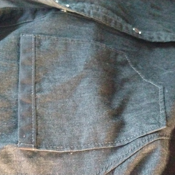 Men's Guess charcoal grey long sleeve dress shirt Sz small New - Picture 5 of 16